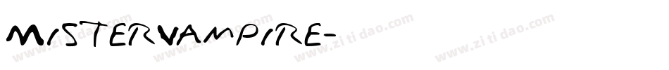 MisterVampire字体转换