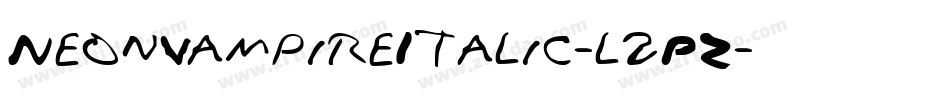NeonVampireItalic-l2PZ字体转换