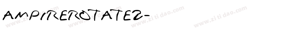 ampirerotate2字体转换