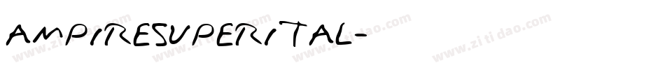 ampiresuperital字体转换
