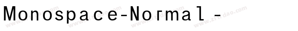 Monospace-Normal生成器字体转换