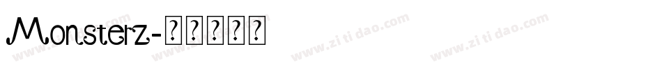 Monsterz字体转换
