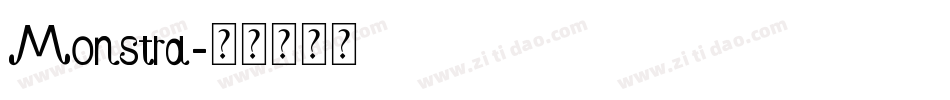 Monstra字体转换