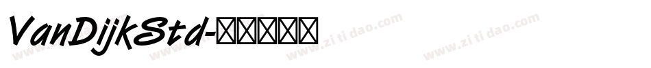 VanDijkStd字体转换