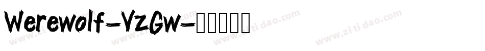 Werewolf-VzGw字体转换