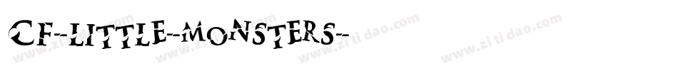 CF-Little-Monsters字体转换
