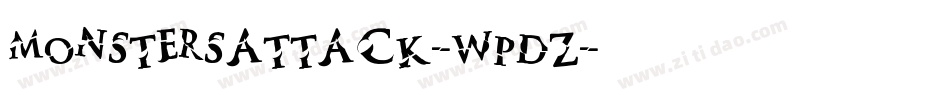 MonstersAttack-WpDz字体转换