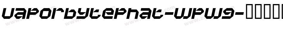 VaporbytePhat-WpW9字体转换