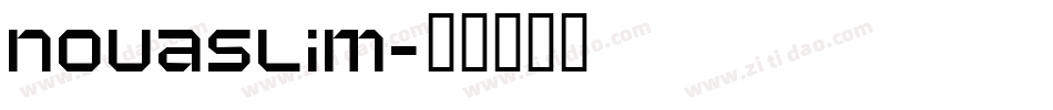 NovaSlim字体转换