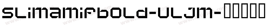 Slimamifbold-vLJM字体转换