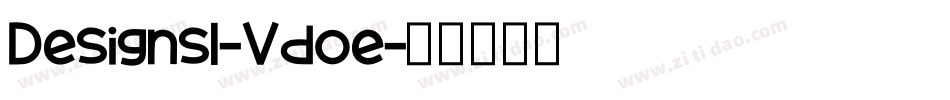 Designs1-Vdoe字体转换