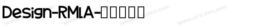 Design-RMlA字体转换