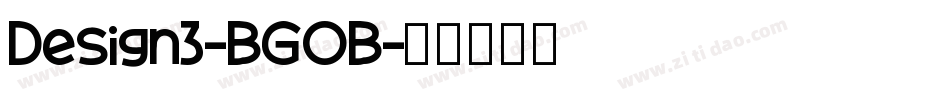 Design3-BGOB字体转换