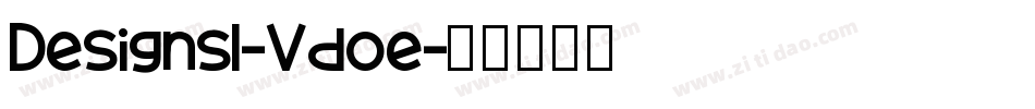 Designs1-Vdoe字体转换