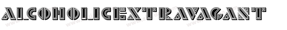 AlcoholicExtravagant字体转换 AlcoholicExtravagant字体转换