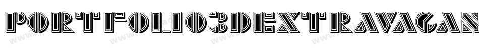 Portfolio3DExtravagant字体转换