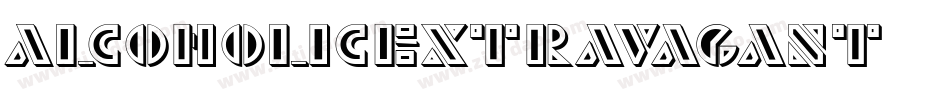 AlcoholicExtravagant字体转换 AlcoholicExtravagant字体转换