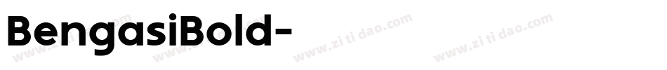 BengasiBold字体转换