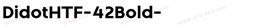 DidotHTF-42Bold字体转换