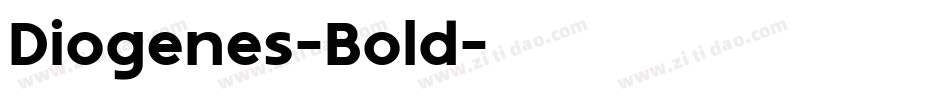 Diogenes-Bold字体转换