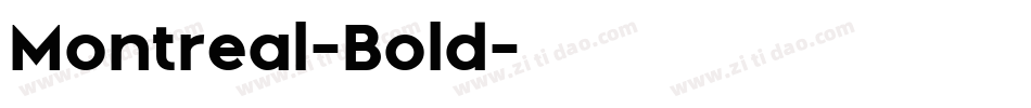 Montreal-Bold字体转换