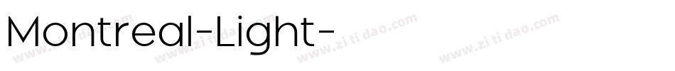 Montreal-Light字体转换