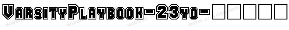 VarsityPlaybook-23yo字体转换