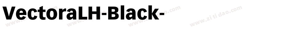 VectoraLH-Black字体转换