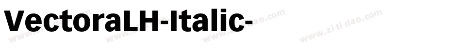 VectoraLH-Italic字体转换