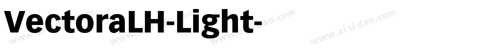 VectoraLH-Light字体转换