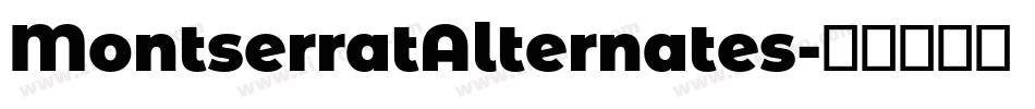 MontserratAlternates字体转换