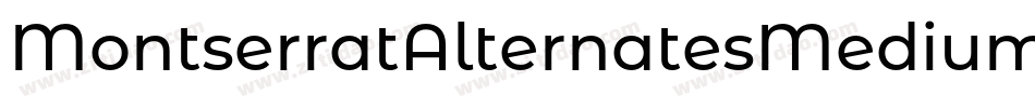 MontserratAlternatesMediumItalic-J6gn字体转换