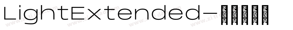 LightExtended字体转换