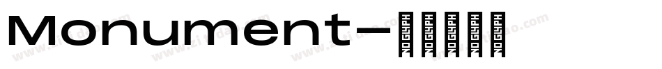 Monument字体转换