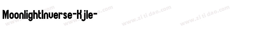 MoonlightInverse-Kjle字体转换