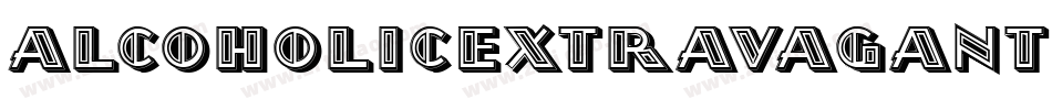 AlcoholicExtravagant字体转换 AlcoholicExtravagant字体转换