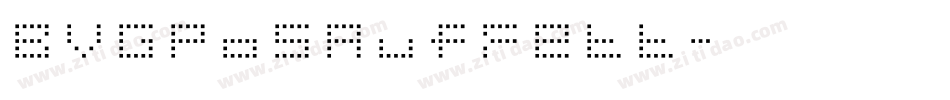BVGPosAufFett字体转换