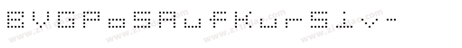 BVGPosAufKursiv字体转换