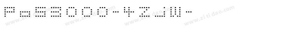 Pos3000-4ZjW字体转换