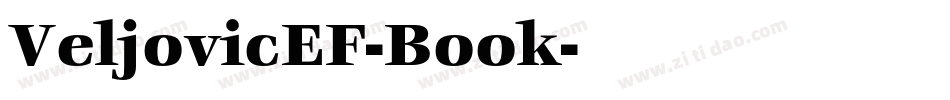 VeljovicEF-Book字体转换