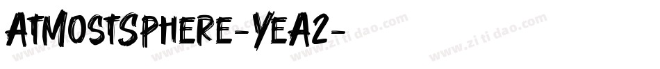 AtMostSphere-YeA2字体转换