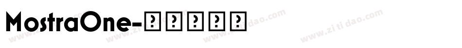 MostraOne字体转换