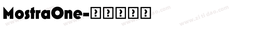 MostraOne字体转换