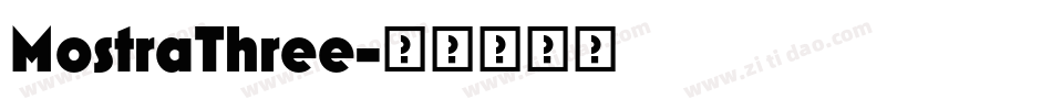 MostraThree字体转换