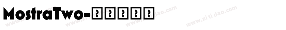 MostraTwo字体转换