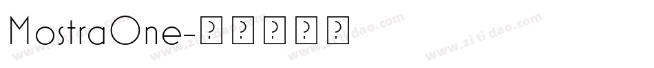 MostraOne字体转换