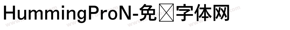 HummingProN字体转换
