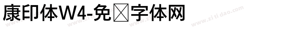 康印体W4字体转换