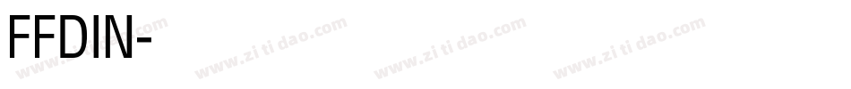 FFDIN字体转换