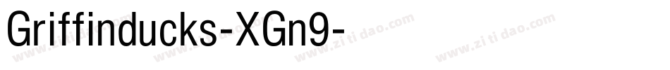 Griffinducks-XGn9字体转换
